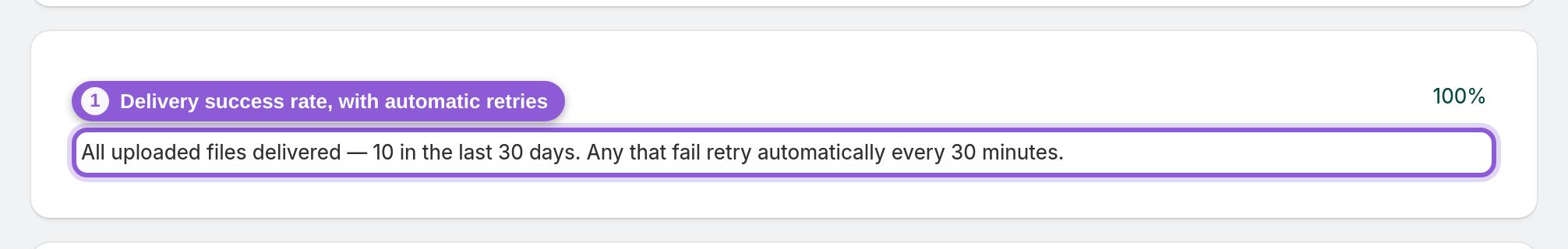 Test with a sample order — #upload-health-card s-paragraph highlighted