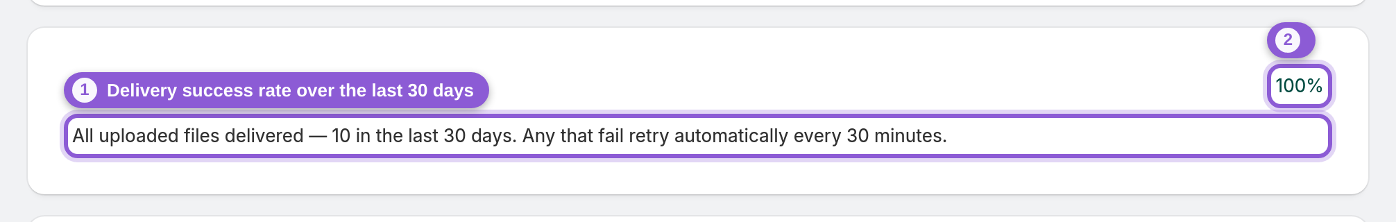 Test an upload end to end — #upload-health-card s-text[variant="headingLg"] highlighted