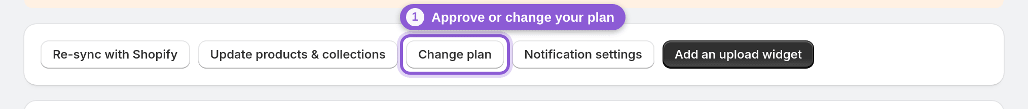 Confirm a plan is active — s-button[href*="change-plan"] highlighted
